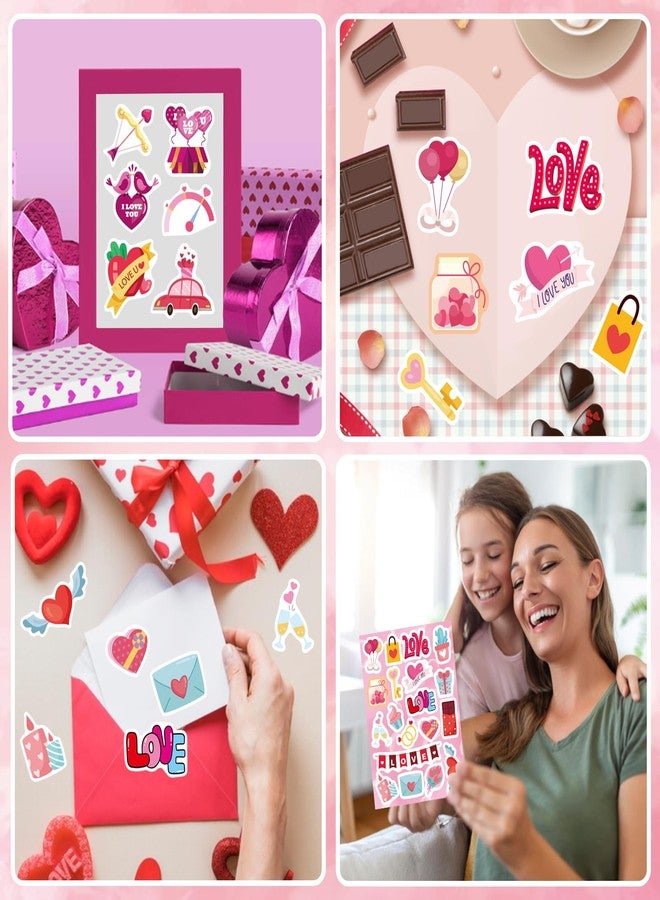 DUJAA 465PCS Valentine Stickers - Valentines Stickers for Kids Love Stickers Kawaii Heart Stickers Valentine's Day Theme Stickers Party Favors Gifts Decorations Supplies - Image 5
